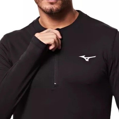 Camiseta Térmica Mizuno Black - Masculina - Foto 3