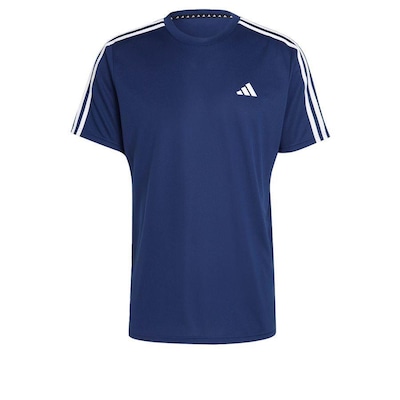 Camiseta adidas Train Essentials 3-Stripes - Masculina - Foto 2
