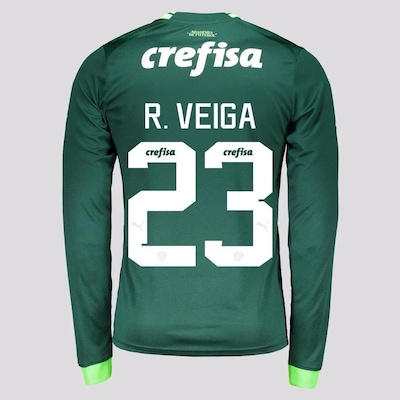 Camisa do Palmeiras Manga Longa I 2023 23 R. Veiga Puma - Masculina - Foto 2