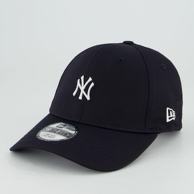 Boné Aba Curva New Era MLB New York Yankees Mini Logo - Fechado - Adulto - Foto 1