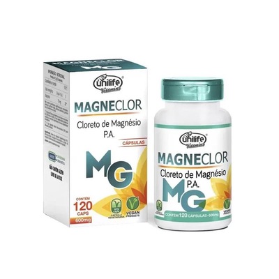 Magnesio Cloreto de magnesio PA Magnecolor 120 Caps - Unilife - Foto 1