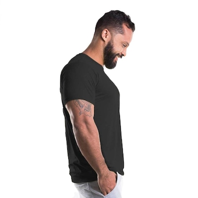Camiseta Dry Fit Poliamida Masculina - Argento - Foto 3