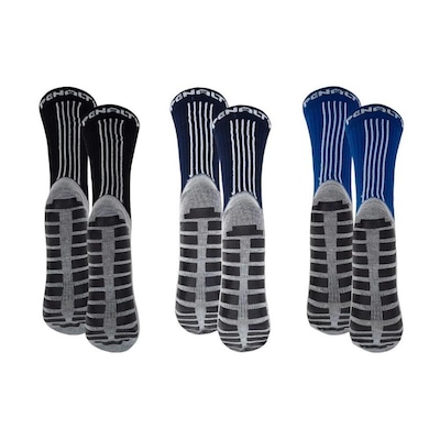 Kit Meiões Penalty Grip - 39 a 43 - 3 Pares - Masculina - Foto 2