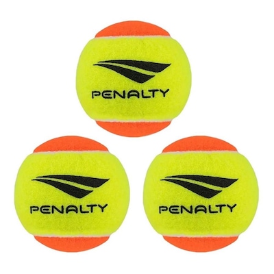 Kit Bolas Beach Tennis Penalty XXII Stage 2 - 3 Unidades - Foto 1