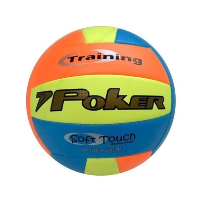 Bola de Vôlei Poker Training Neon Colors Pvc - Foto 2