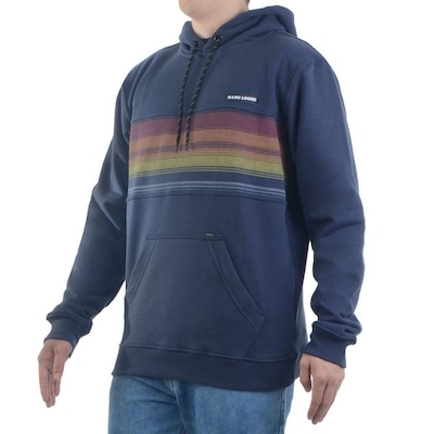 Blusão Moletom Masculino Hang Loose Stripes com Capuz - Foto 3