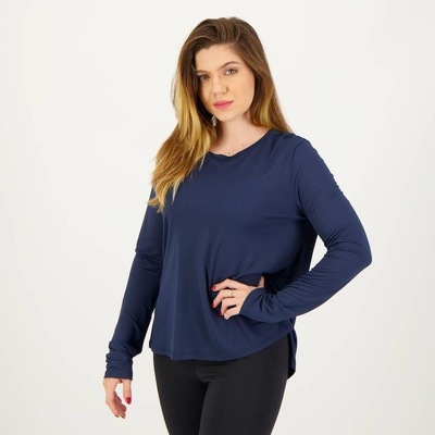 Camiseta Hering Manga Longa Esportiva Easy - Feminina - Foto 2
