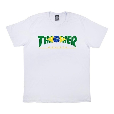 Camiseta Thrasher Brazil - Masculina - Foto 1