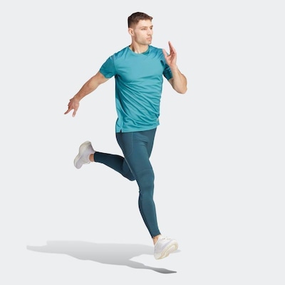 Camiseta adidas Run It - Masculina - Foto 5