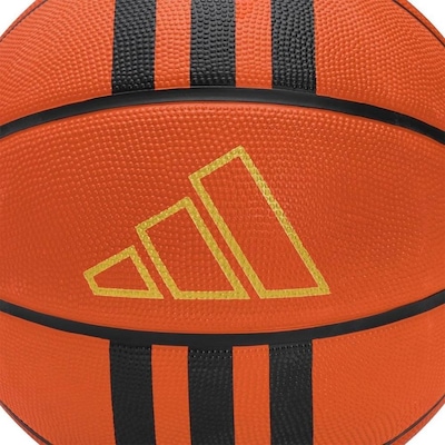 Bola de Basquete adidas 3 Stripe Rubber X3 Tam 6 - Foto 2