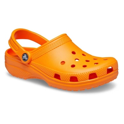 Sandália Crocs Classic Orange Zing - Unissex - Foto 2