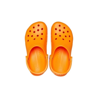 Sandália Crocs Classic Orange Zing - Unissex - Foto 5