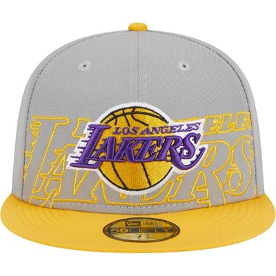 Boné Aba Reta New Era 59Fifty Fitted Los Angeles Lakers Nba Draft 2023 - Fechado - Adulto - Foto 3