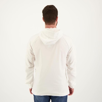 Jaqueta Corta Vento com Capuz do Real Madrid adidas - Masculina - Foto 3
