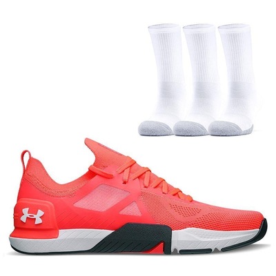 Kit Tênis Under Armour Tribase Cross + Pct Meias Quíron - Unissex - Foto 1
