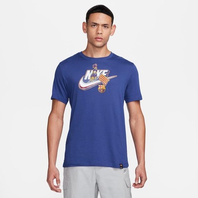Camiseta Barcelona Nike Futura - Masculina - Foto 1