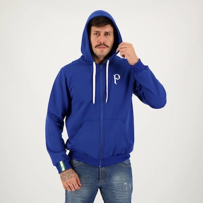 Jaqueta De Moletom do Palmeiras com Capuz Futfanatics Warrior - Masculina - Foto 5