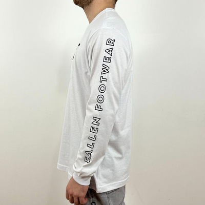 Camiseta Fallen Manga Longa Silk Frente Branco - Masculina - Foto 3