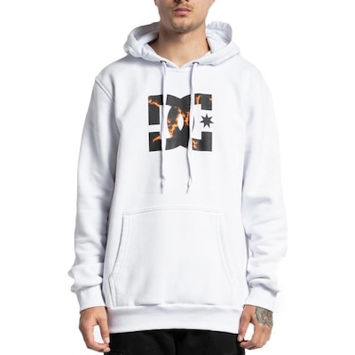 Blusão De Moletom Dc Shoes Canguru Dc Star Fire Fill Wt23 - Masculino - Foto 2