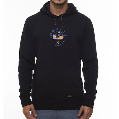Blusão de Moletom Hurley Canguru Focus Wt23 - Masculino - Foto 1