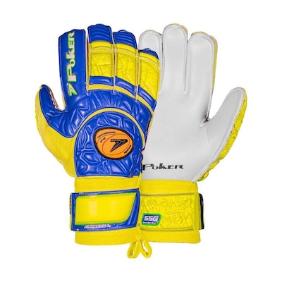 Luvas de Goleiro Poker Profissional Firmness 4 Adulto - Foto 3