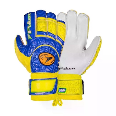 Luvas de Goleiro Poker Profissional Firmness 4 Adulto - Foto 4