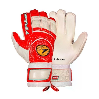 Luvas de Goleiro Poker Profissional Firmness 4 Adulto - Foto 1