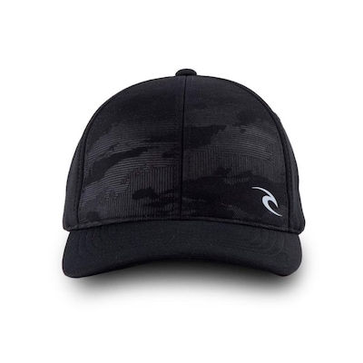 Boné Rip Curl Camo Otto Curve Black - Adulto - Aba Curva - Fechado - Foto 2
