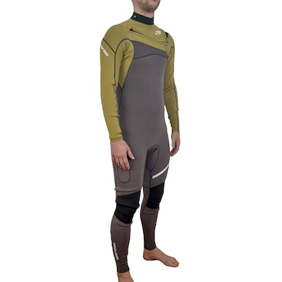 Long John Mormaii Manga Longa Chestzip 2MM - Masculino - Foto 3