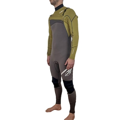Long John Mormaii Manga Longa Chestzip 2MM - Masculino - Foto 4