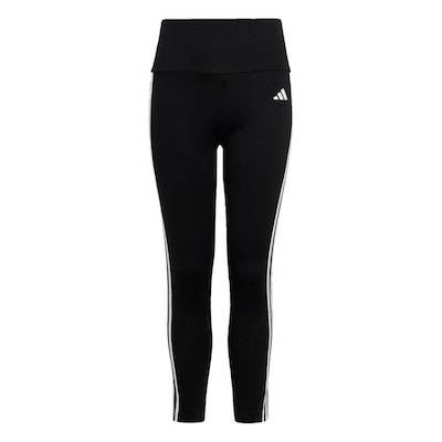 Calça Legging adidas Cintura Alta Essentials Aeroready 3-Stripes - Feminina - Foto 1