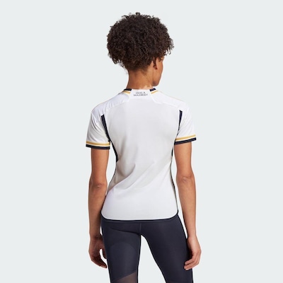 Camisa 1 do Real Madrid 23/24 adidas - Feminina - Foto 4
