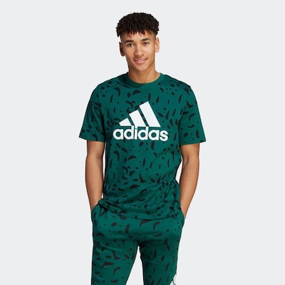 Camiseta adidas Estampada Malha Simples Essentials - Masculina - Foto 4