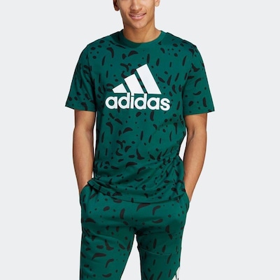 Camiseta adidas Estampada Malha Simples Essentials - Masculina - Foto 5