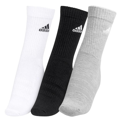 Kit Meias adidas SPW CRW 35 ao 37 - 3 Pares - Adulto - Foto 5