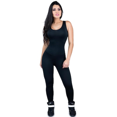 Macacão Fitness MVB Modas Longo Suplex - Feminino - Foto 1