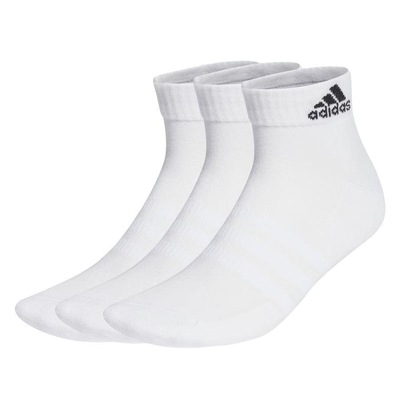 Kit Meia Adidas Sportswear Ankle - 3 Pares - Unissex - Foto 1