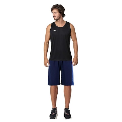 Kit Camiseta Regata Kappa + Bermuda Basic Ximenes - Masculino - Foto 1