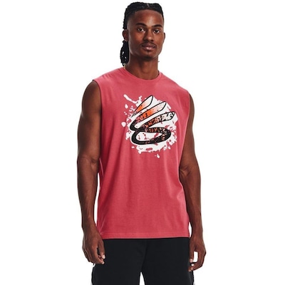 Camiseta Regata Under Armour Curry - Masculina - Foto 1