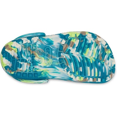 Sandália Crocs Classic Marbled Clog T - Infantil - Foto 6