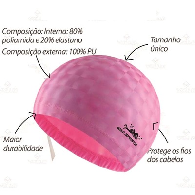 Kit de Natação Gold Sports: Óculos New Shark + Touca + Protetor de Ouvido - Infantil - Foto 2