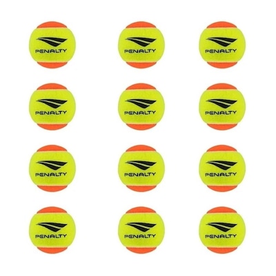 Kit 12 Bola des Beach Tennis Penalty Itf Approved - Foto 1
