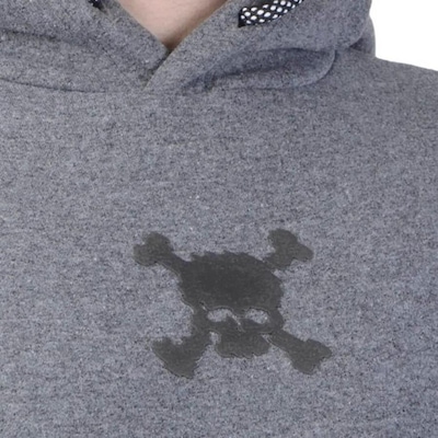 Blusão de Moletom com Capuz Oakley Canguru Skull Heritage Heather - Masculino - Foto 3