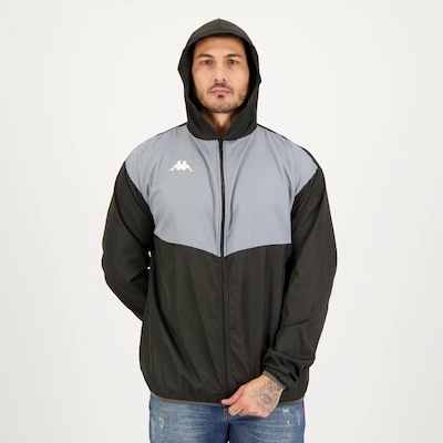Jaqueta Corta Vento com Capuz Kappa Lory - Masculina - Foto 5