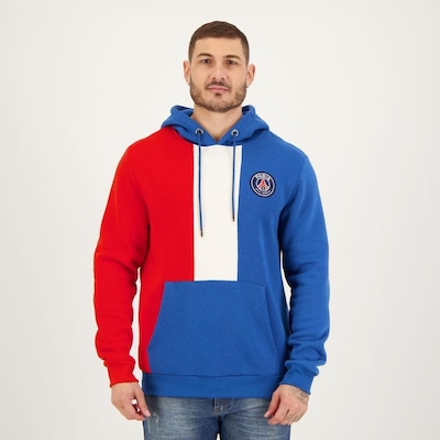 Blusão de Moletom com Capuz Psg Canguru Futfanatics - Masculino - Foto 1