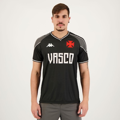 Camisa do Vasco Supporter 2023 Kappa - Masculina - Foto 1
