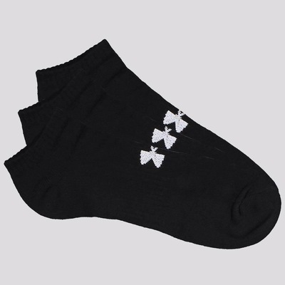 Kit de Meias Invisível Under Armour Core Cotton NS - 3 Pares - Adulto - Foto 1