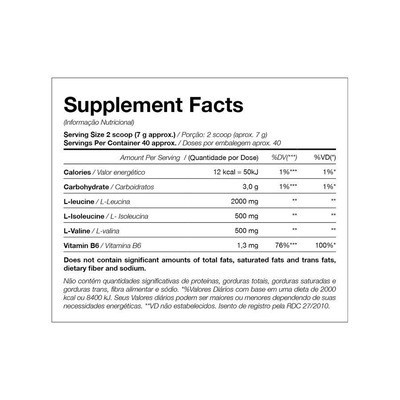 BCAA 4:1:1 - Aminoácidos - Black Skull - 280G - Foto 2