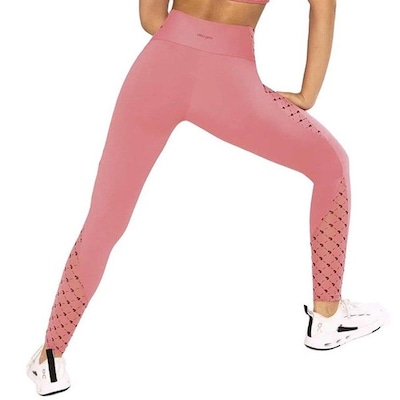 Calça Legging Alto Giro Hyper Recortes - Feminina - Foto 2