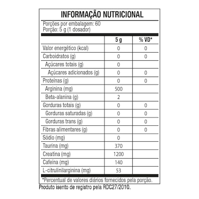 Pré Treino Black Skull Bone Crusher - 300g - Blackberry Lemonade - Foto 2
